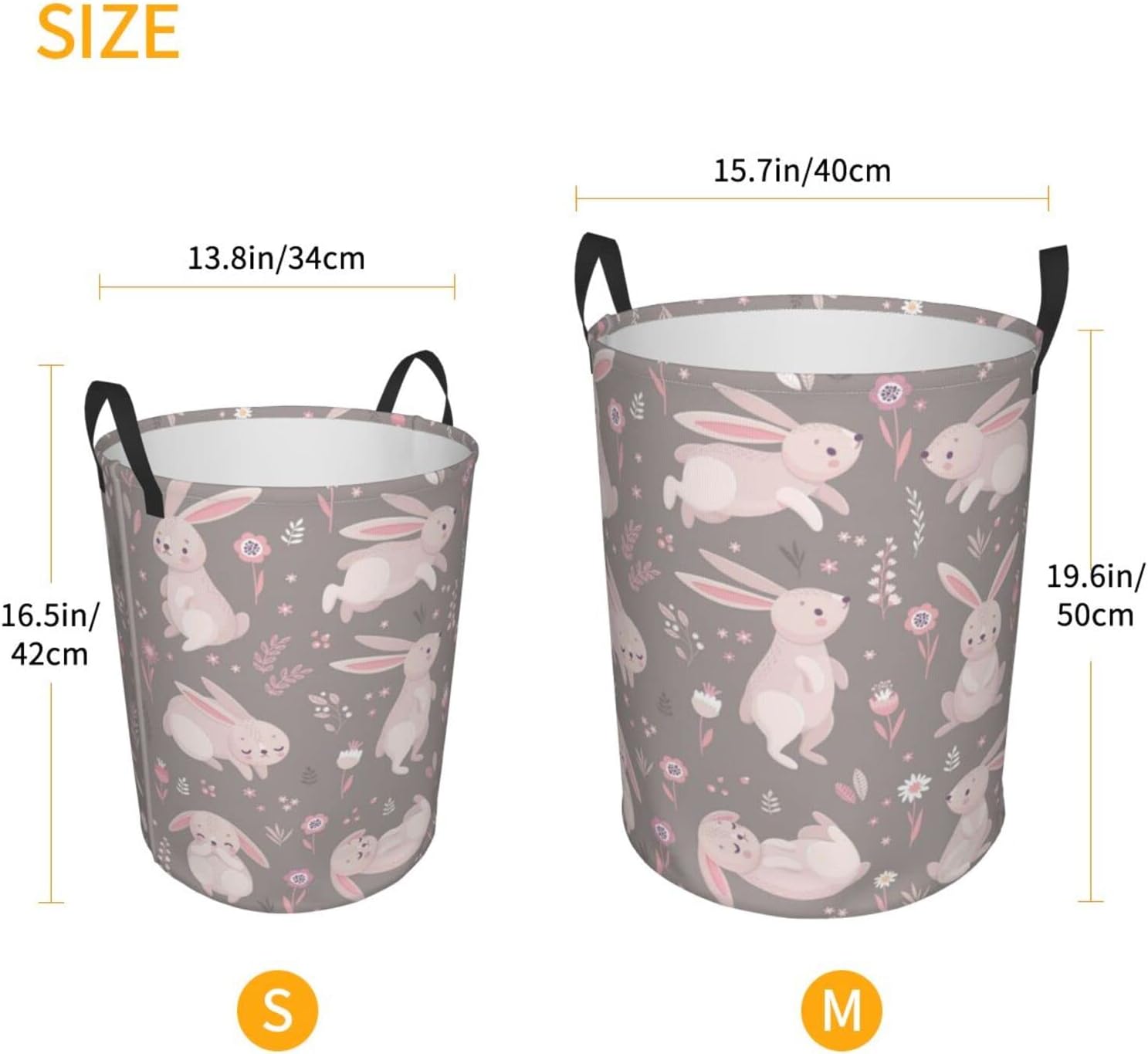 FeHuew - Cute Bunny Collapsible Laundry Basket