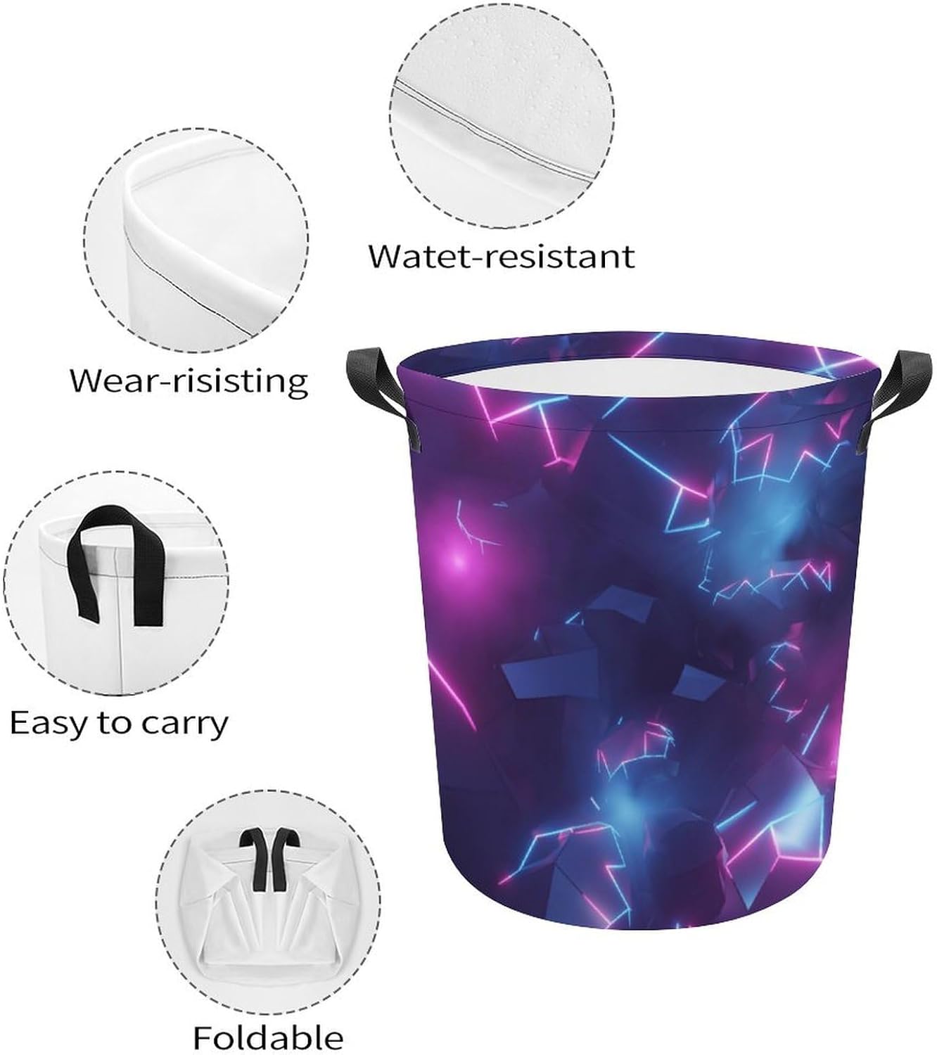 Fun Retro Laundry Hamper