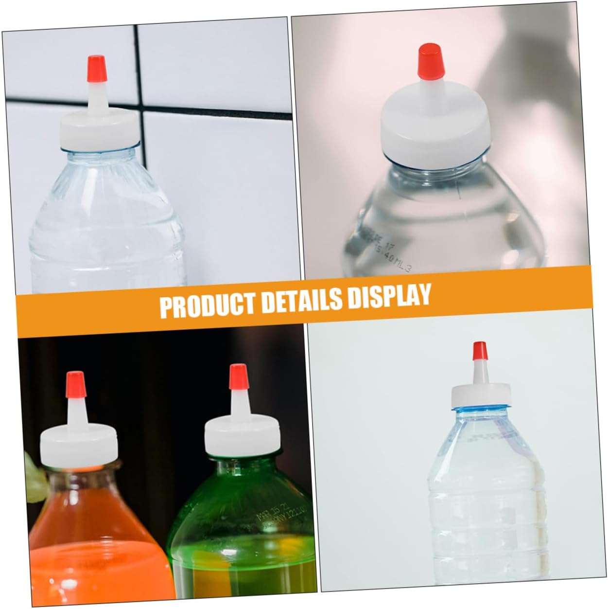 Sturdy Plastic Bottle Caps 075oz