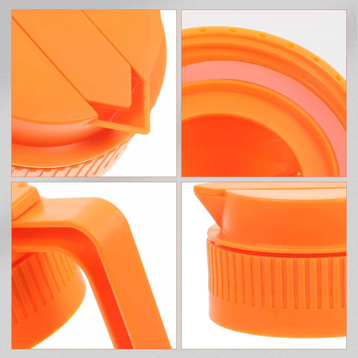 Hemoton 2-Piece Lids for Mason Jars Easy Pitcher Dispenser
