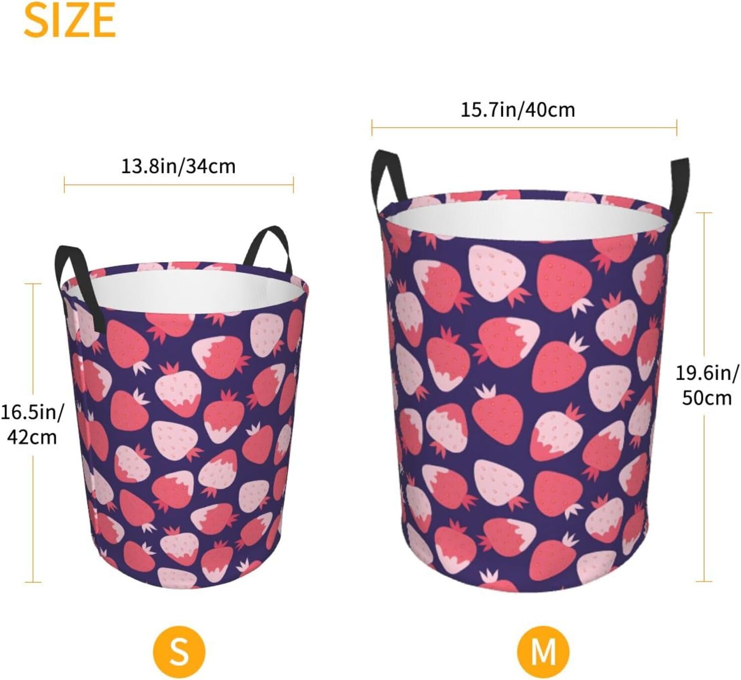 Sturdy Collapsible Laundry Hamper with Handles for Easy Storage