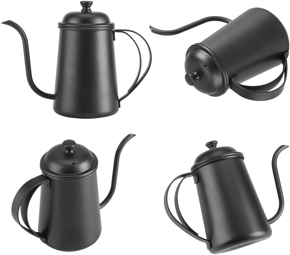 Stainless Steel Gooseneck Kettle 650ml for Coffee More