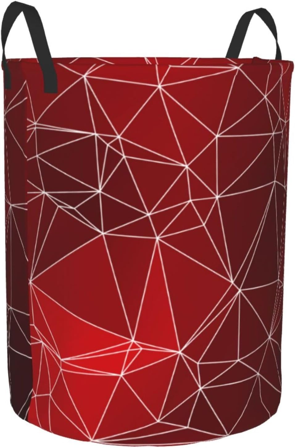 Sturdy Water-Resistant Geometric Laundry Basket with Handle