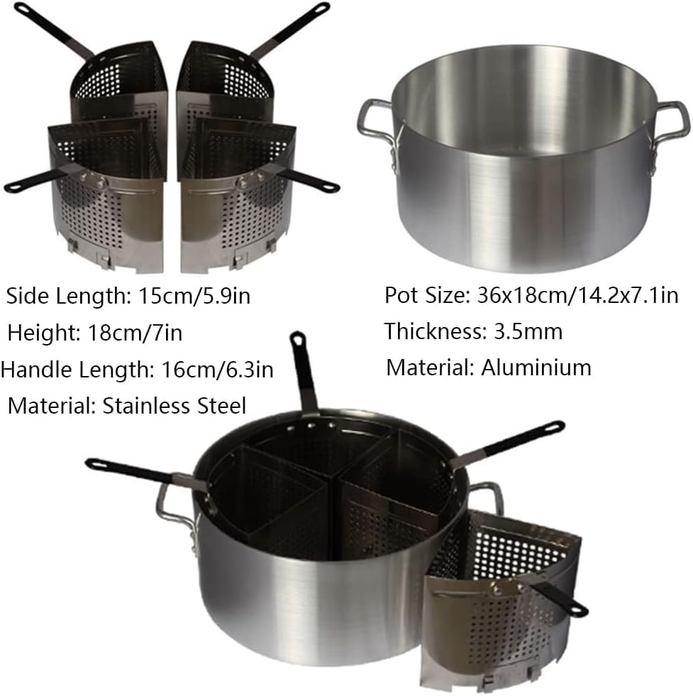 UNbit Commercial Grade Pasta Cooker Pot Set