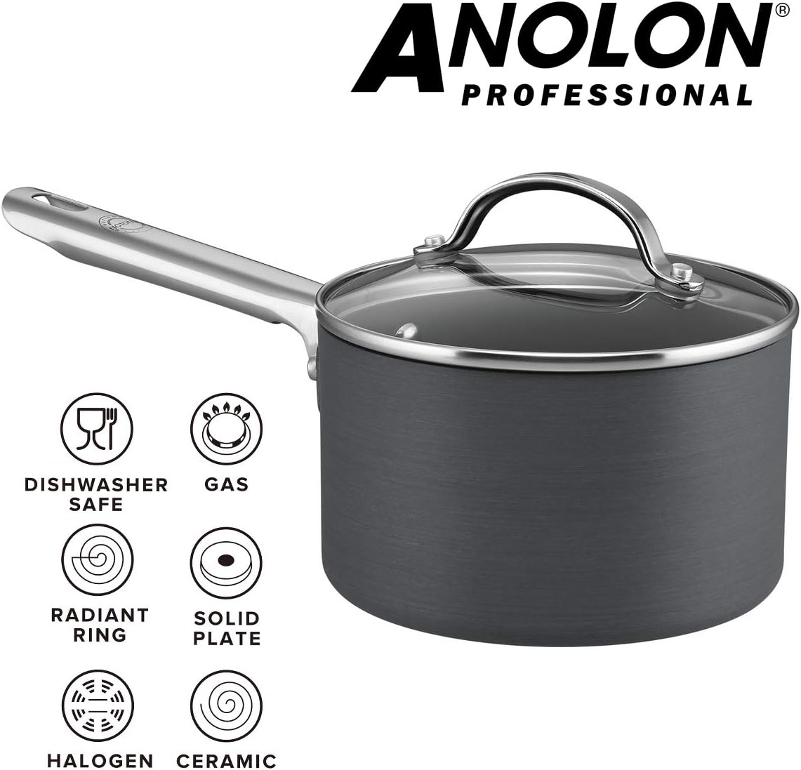 Anolon Professional Saucepans 16 18 20cm Set