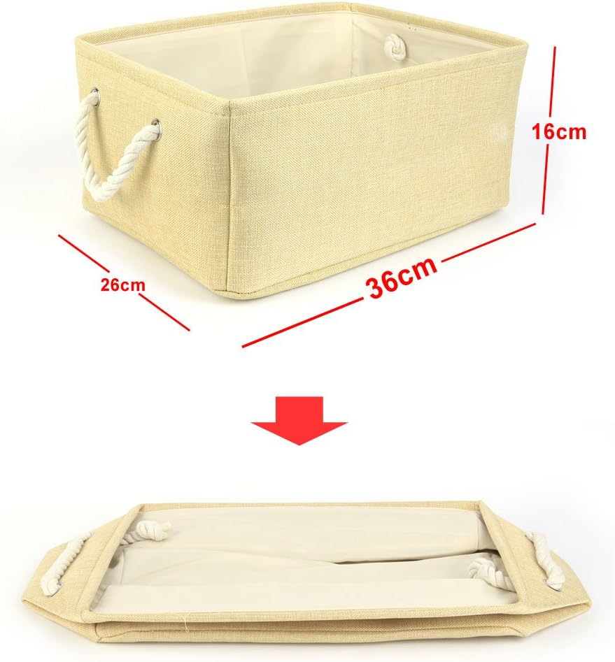 Durable et pratique - Qtqgoitem Collapsible Storage Basket Perfect for Laundry Organization