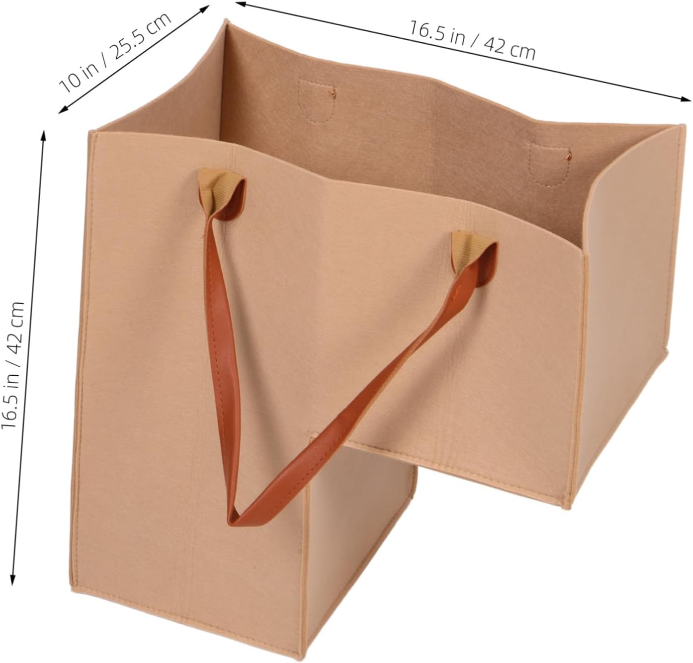 Collapsible L-Shaped Toy Storage Basket