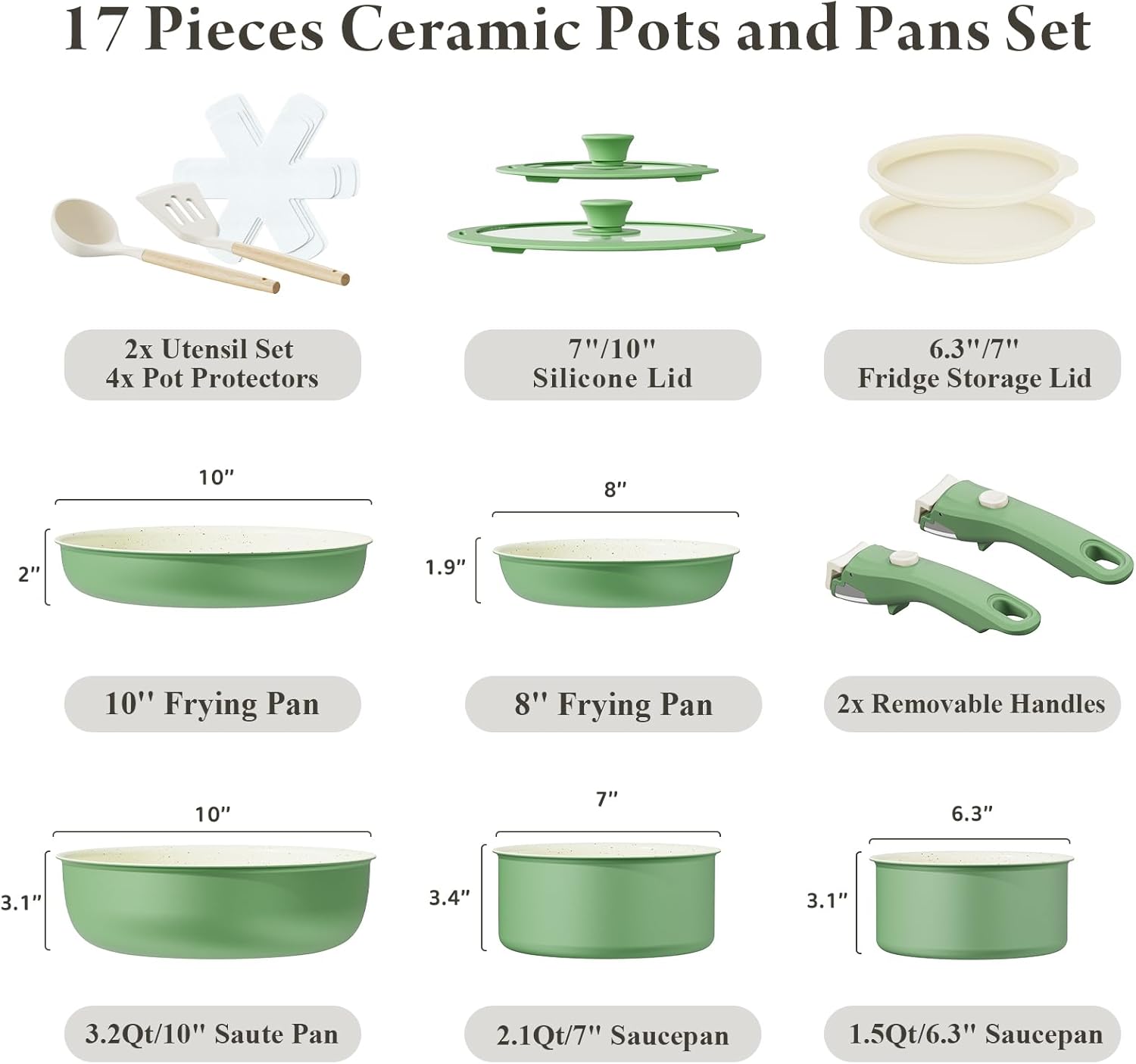 Heavenly Ceramic Cookware Set