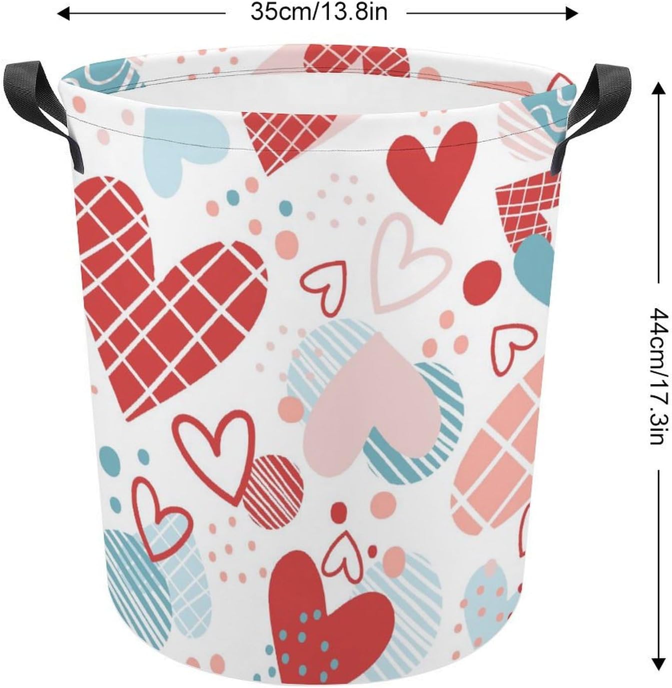 Meiko Hearts Cute Dot Laundry Hamper