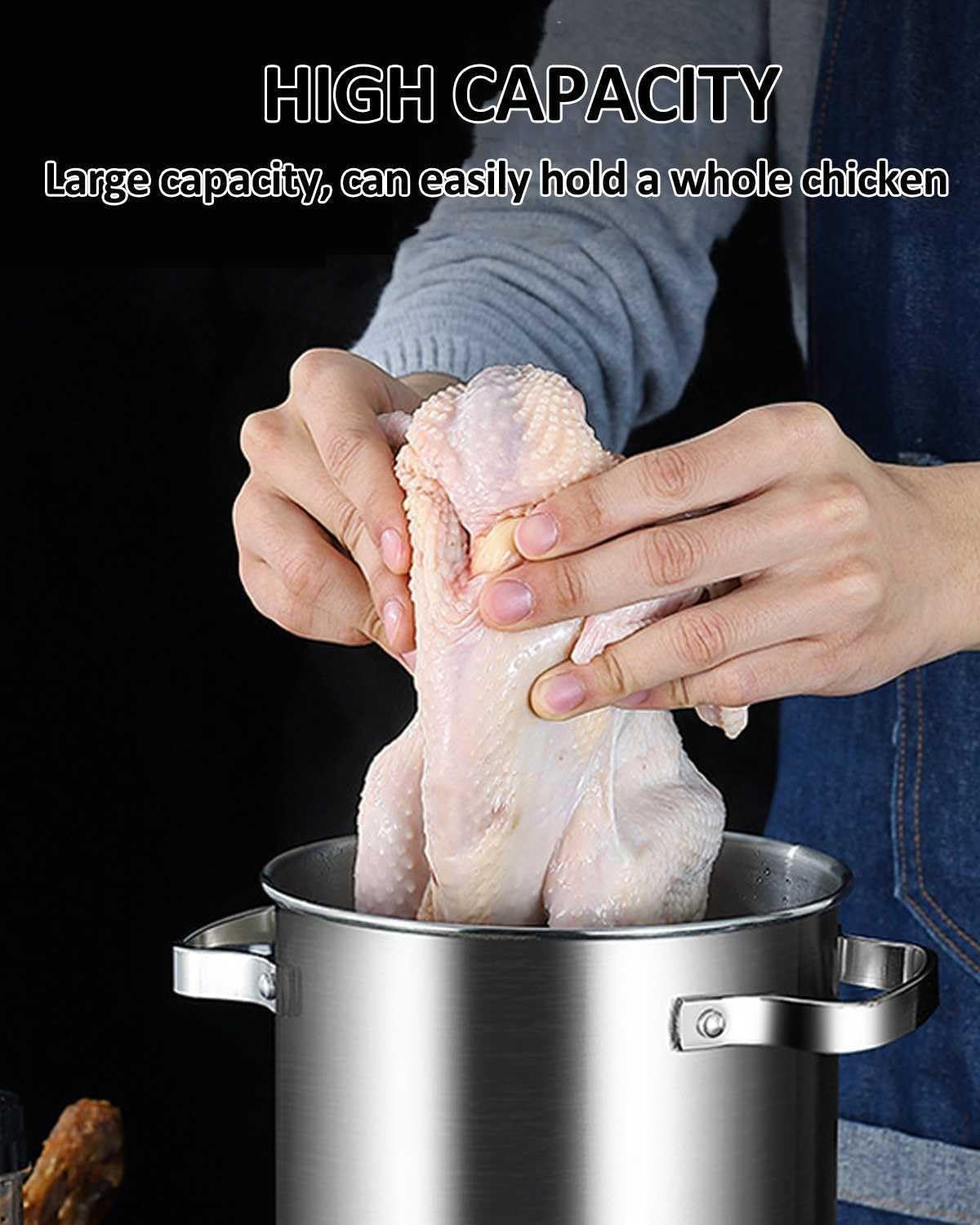 BINGWANG Pasta Pots Asparagus Steamer Pot