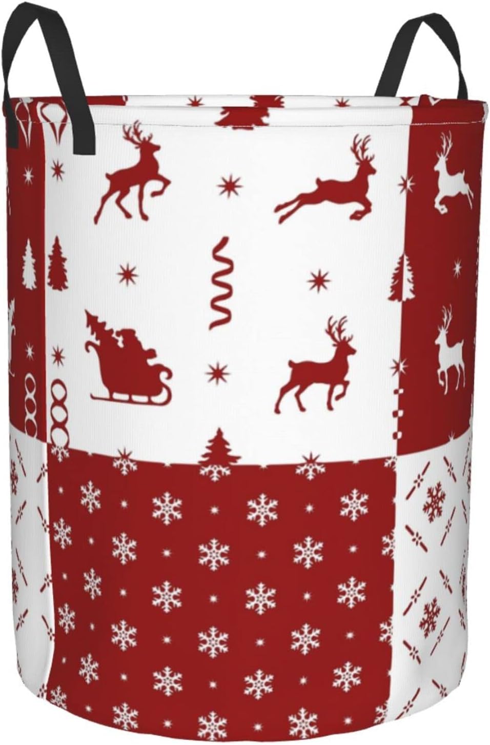 Foldable Christmas Laundry Hamper with Innovative Design