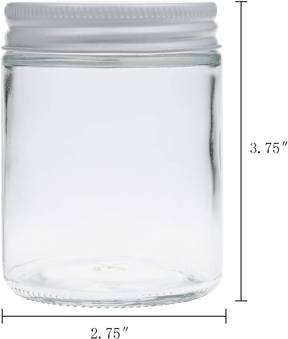 12-Piece Glass Mason Jars 9oz
