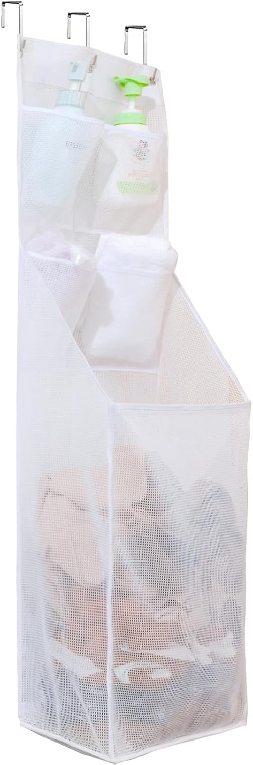 ALYER Hanging Mesh Laundry Basket