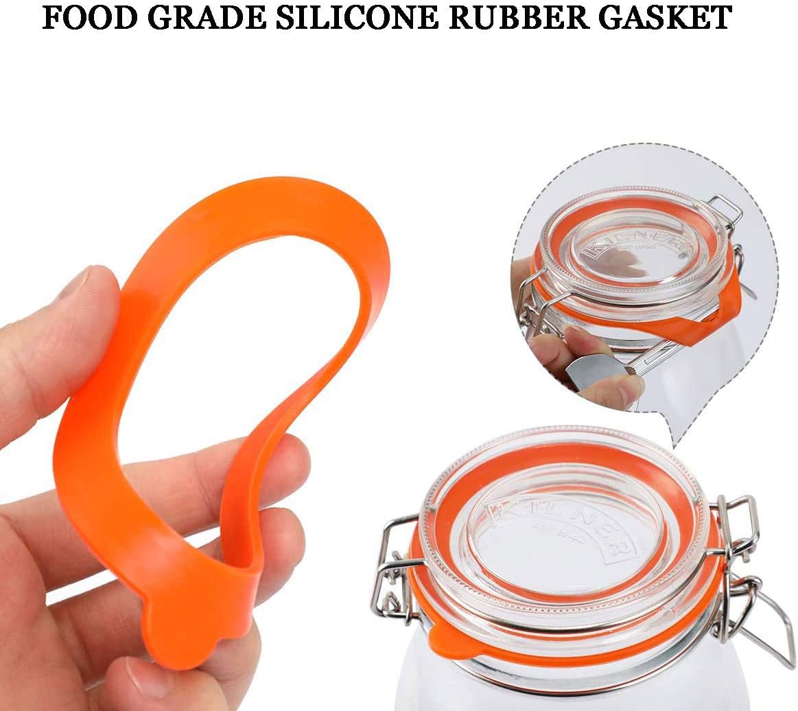 MIRACLE BLACK Silicone Silicone Gaskets for Mason Jars