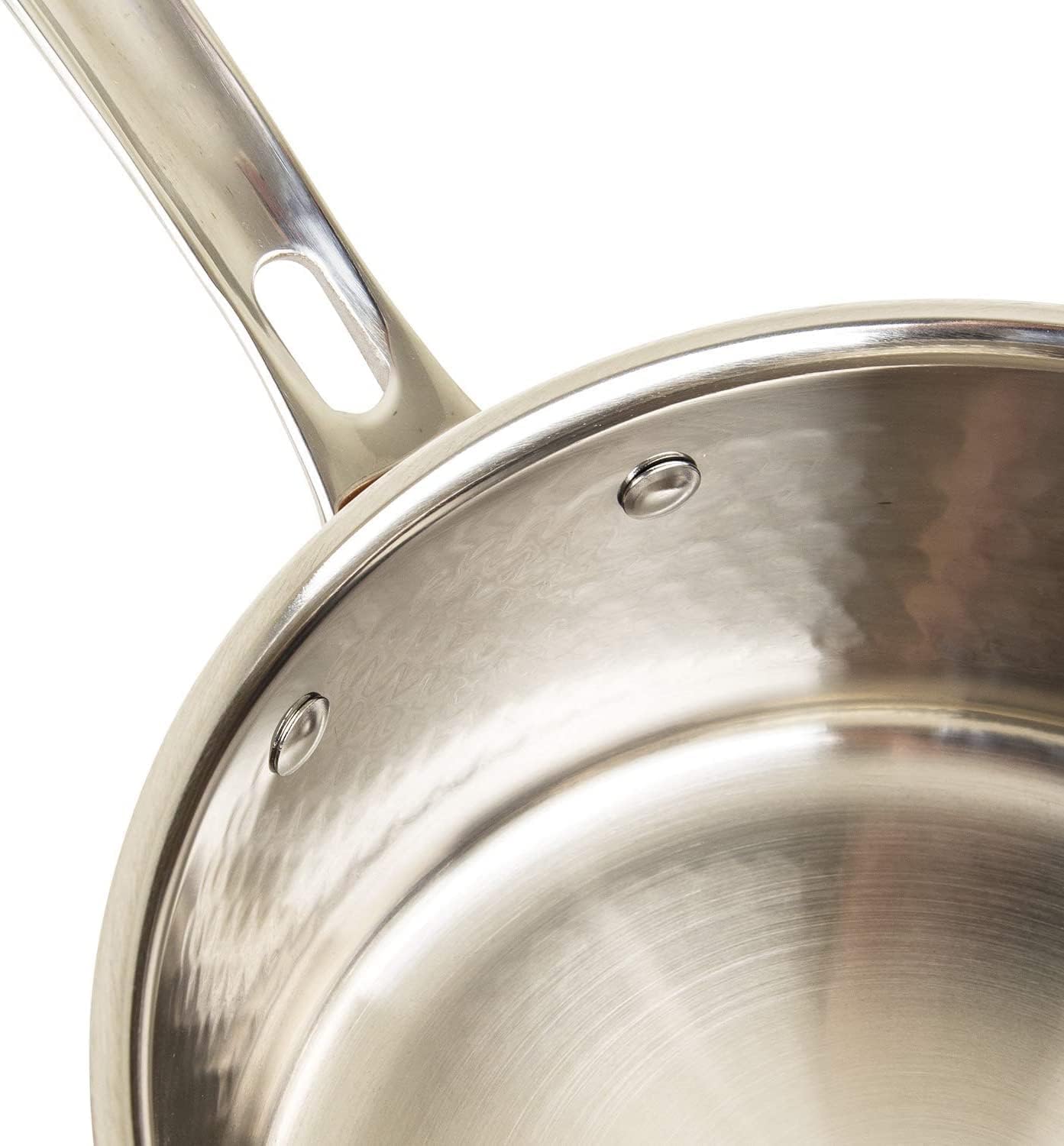 Viking 3-Ply 10-Piece Copper Cookware Set with Glass Lids