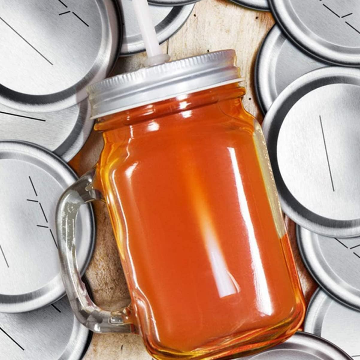 Mason Jar Lids Set of 30 for Canning Macrame and Home Use