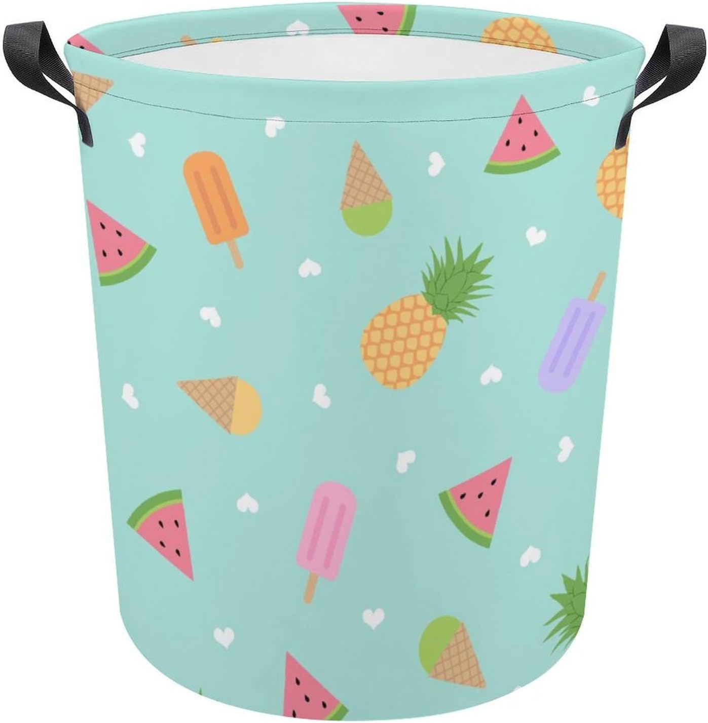 Summertime Magic MEIKKO Fruit-Themed Waterproof Laundry Hamper