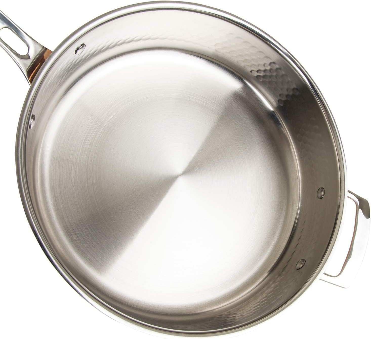 Viking 3-Ply 10-Piece Copper Cookware Set with Glass Lids