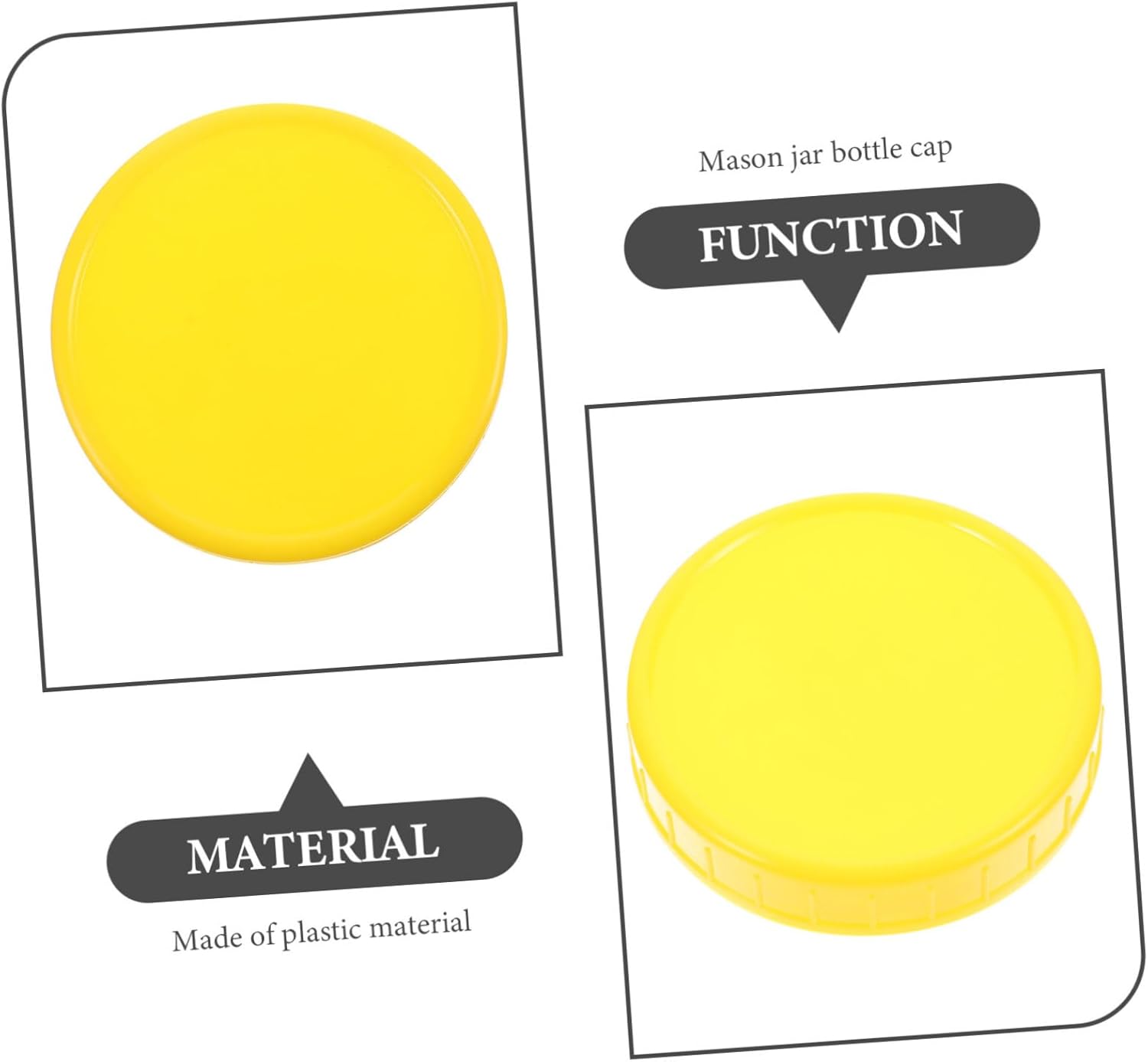 Sturdy 10-Piece Mason Jar Lids for Home Camping
