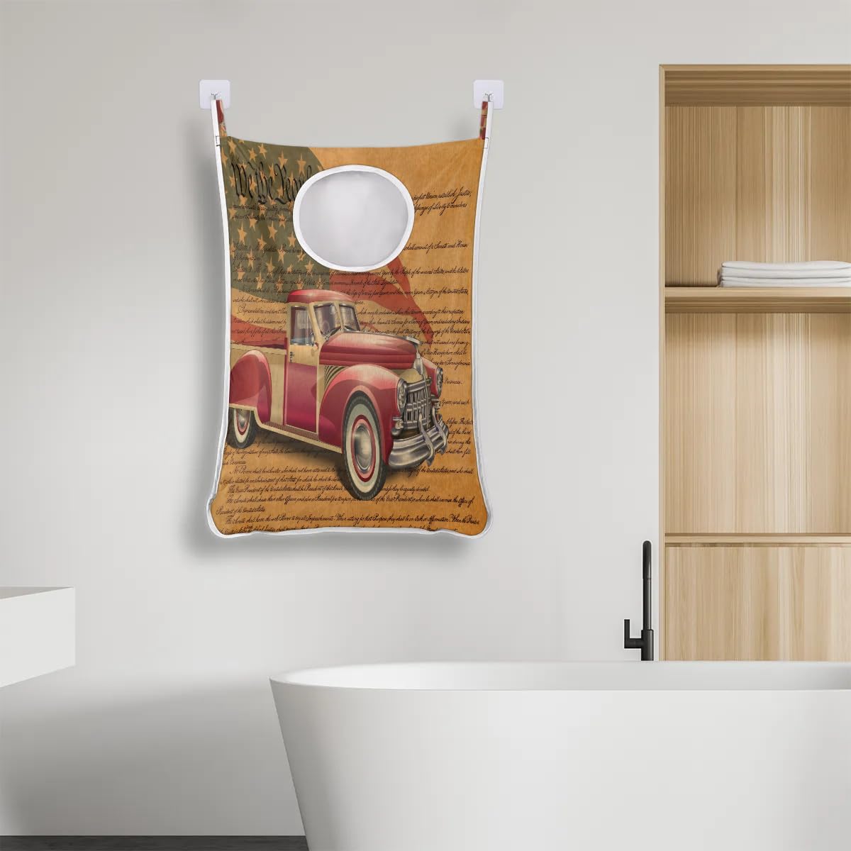 4th of July Hanging Laundry Hamper