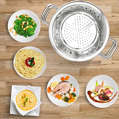 Duxtop Stainless Steel Pasta Pot Set Perfect for Cooking and Steaming