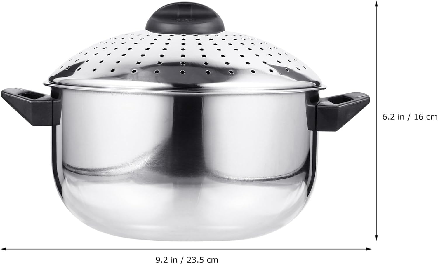 Hemoton Stainless SteelCooking Pot pasta pot Noodles 16CM