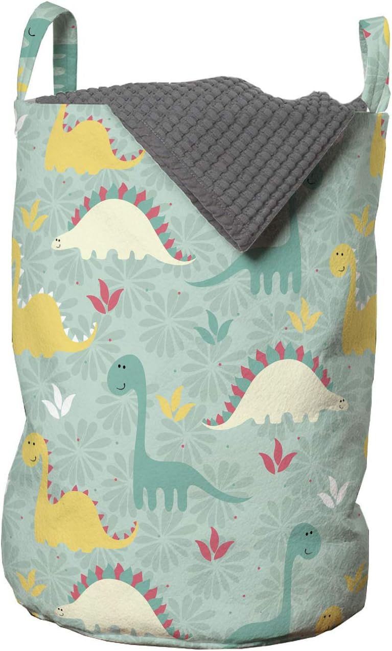Dinosaur Party Laundry Hamper Fun Organizer for Kids and Laundromats