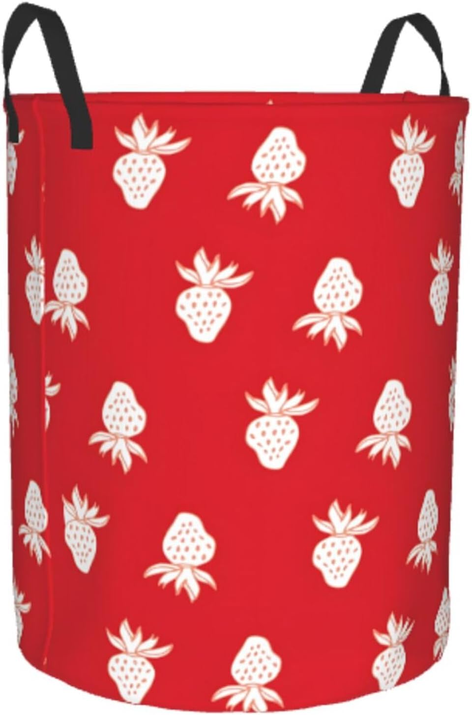 Strawberry Foldable Laundry Hamper Collapsible Organizer with Handles