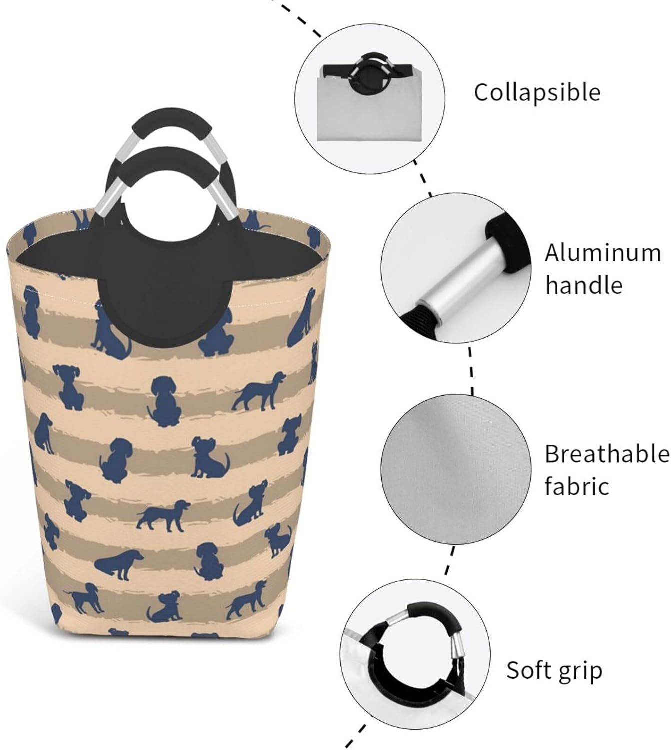 AFHYZY Dog Foldable Laundry Hamper