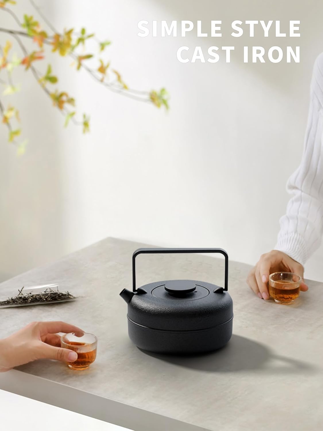 Topier Cast Iron Tea Kettle