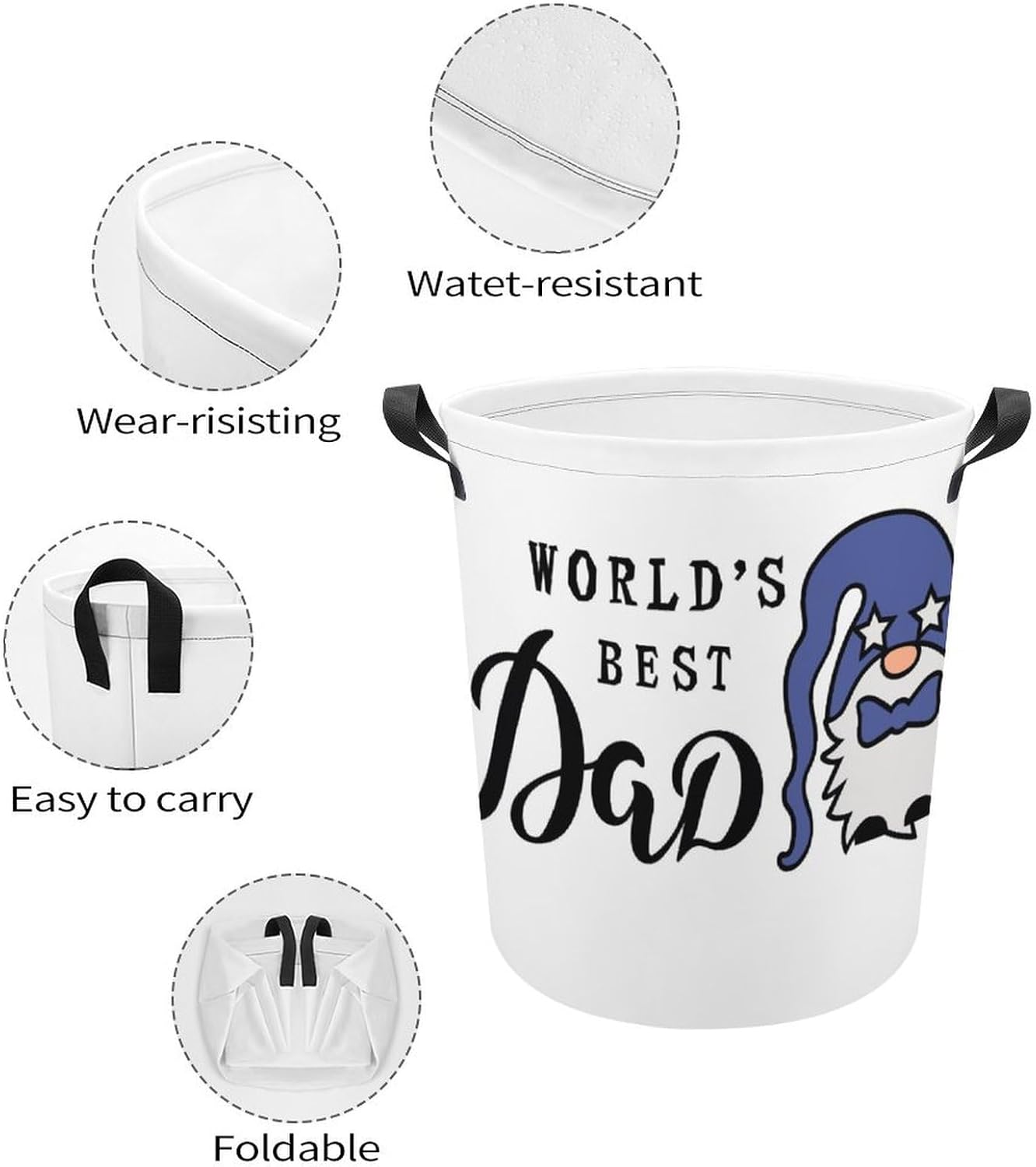 Worlds Best Dad Laundry Hamper The Perfect Gift for Dads