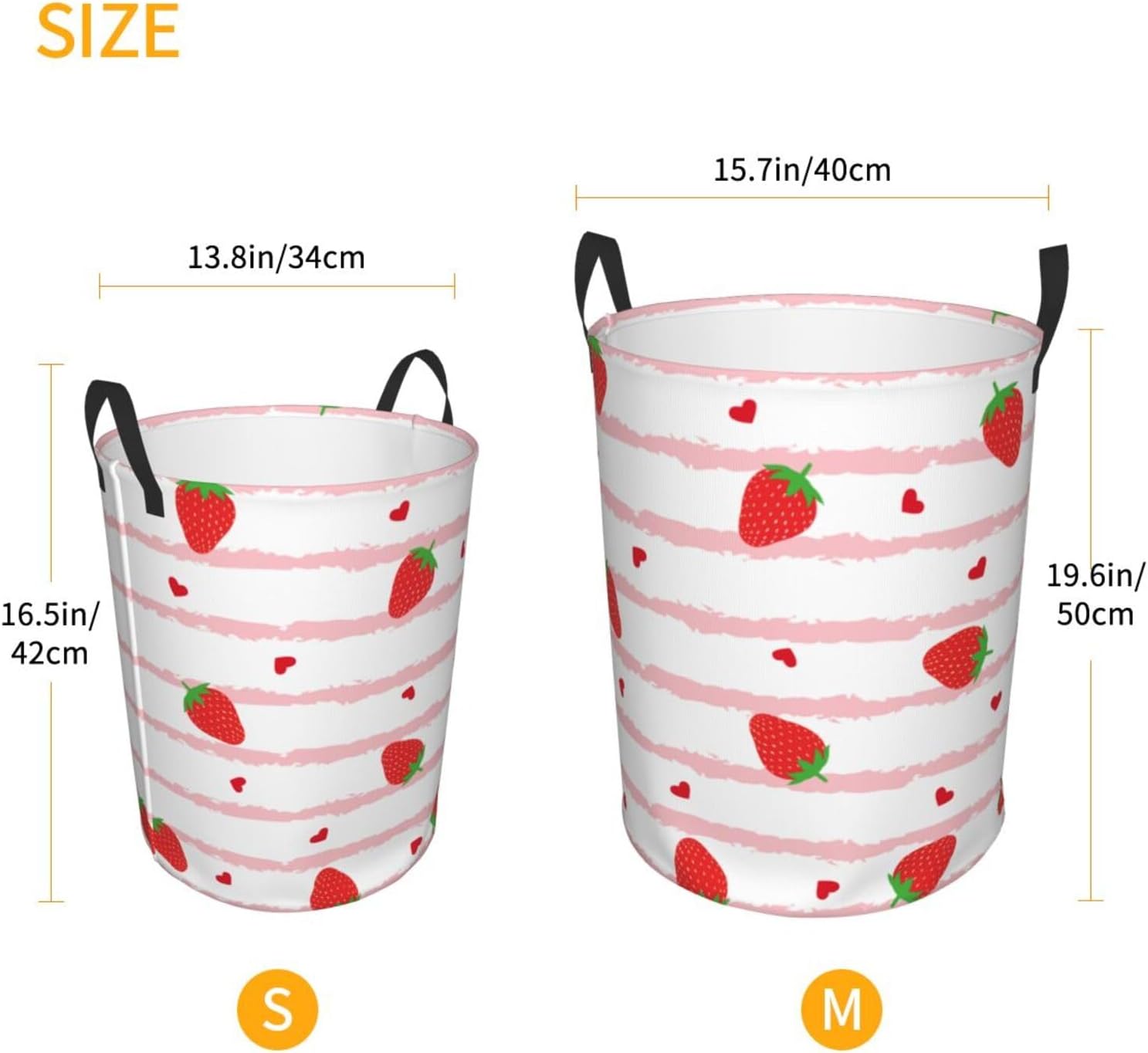 Laundry Basket Love Oxford Cloth Collapsible Laundry Hamper