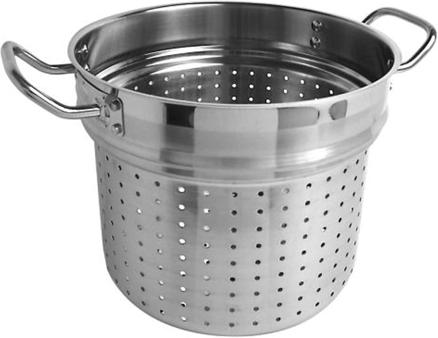 TrueCraftware 20 qt Stainless Steel Pasta Cooker with Lid Lid Induction Oven Safe