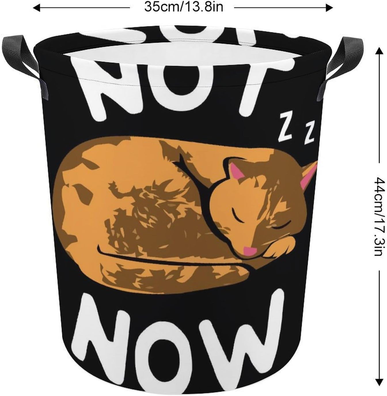 Cute Cat _lazy_ Laundry Basket Family and Travel-Friendly