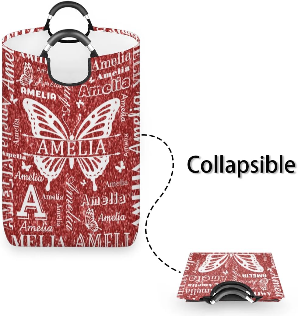 Perfect for College Essentials Storage - Personalized Laundry Basket