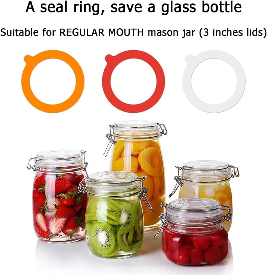 Secure Airtight Sealed Rings for Your Mason Canning Jars
