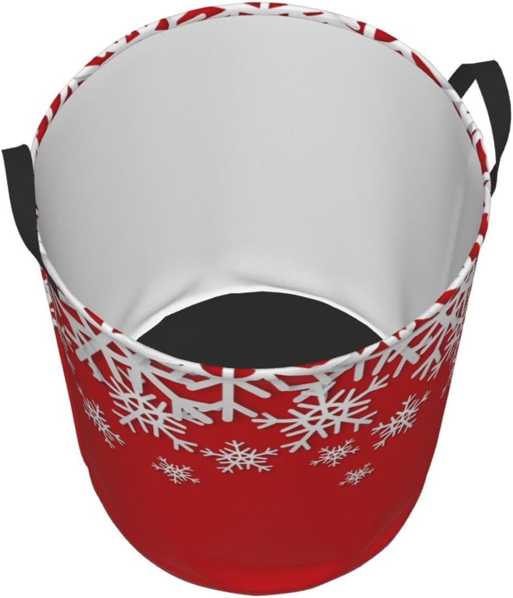 AFHYZY Christmas Laundry Hamper Collapsible Storage Solution with Handles