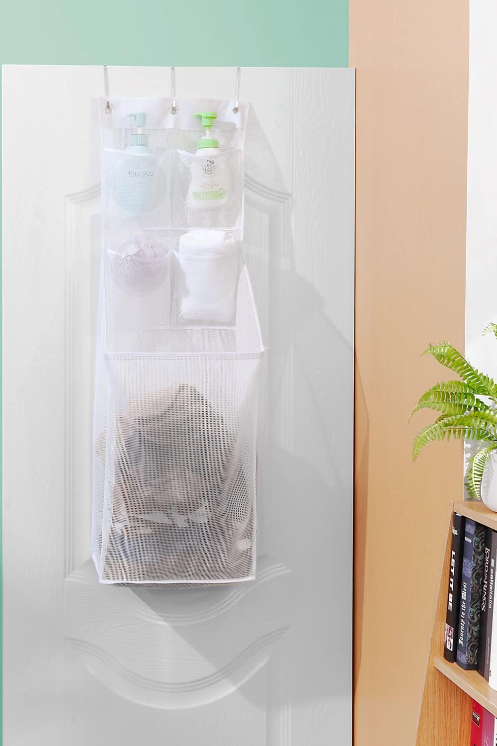 ALYER Hanging Mesh Laundry Basket