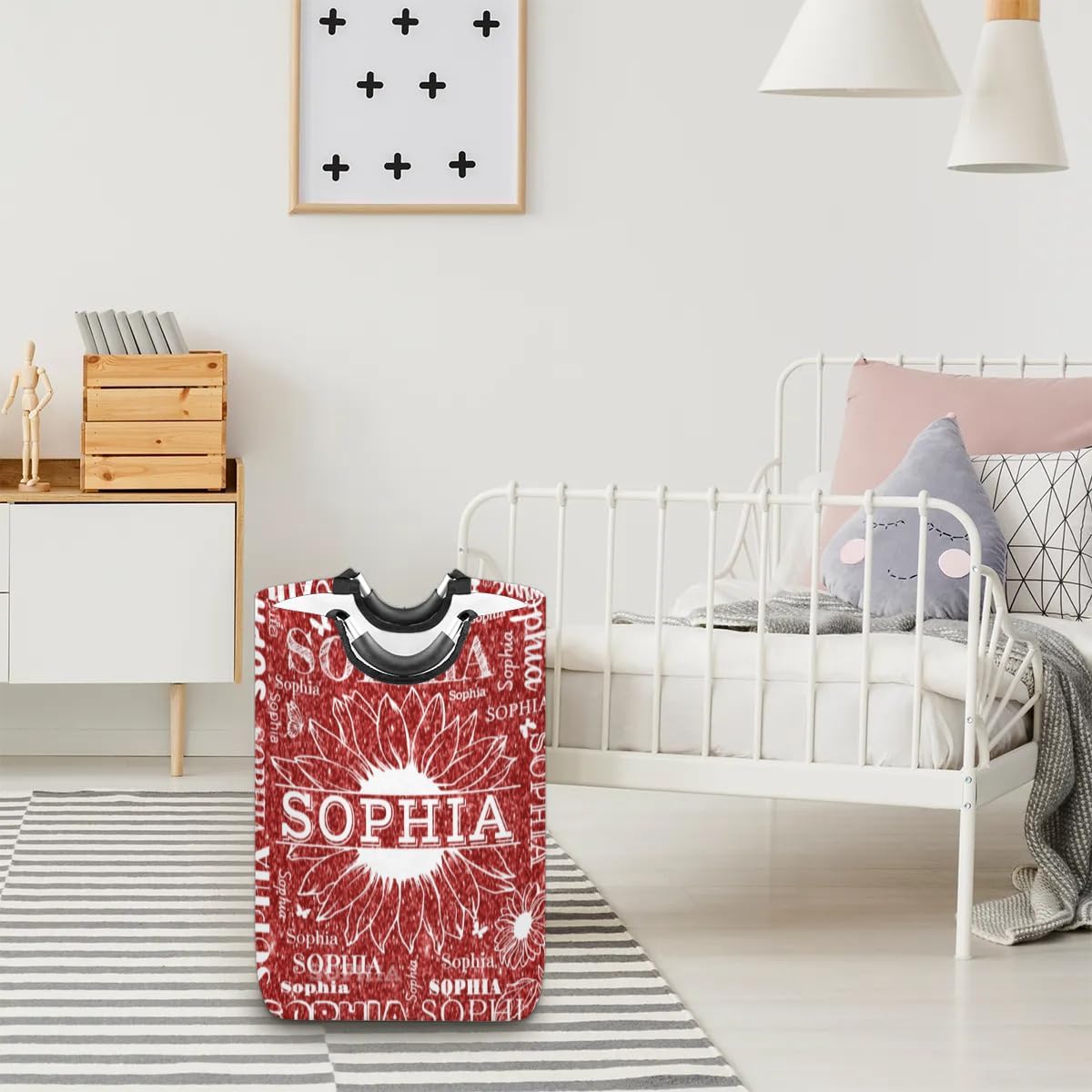 Custom Laundry Basket Nameable Collapsible Laundry Hamper for Your Home