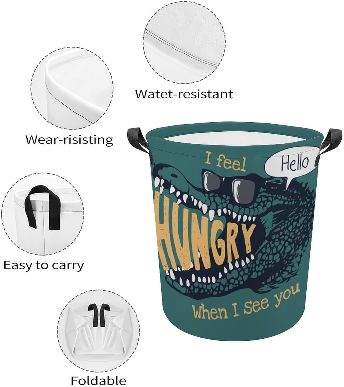 Hungry Sunglasses Crocodile Decide Your Laundry Fuss-Free Hanger