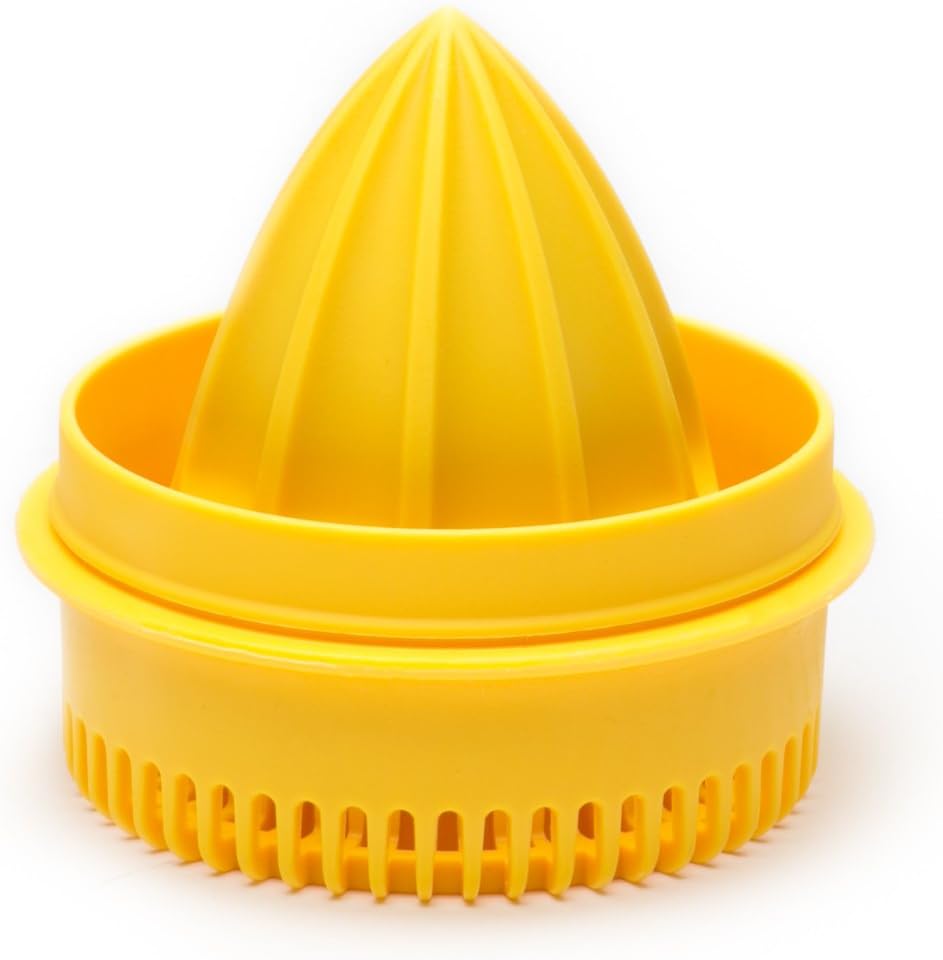 Jarware Wide Mouth Mason Jar Citrus Juicer Lid Yellow