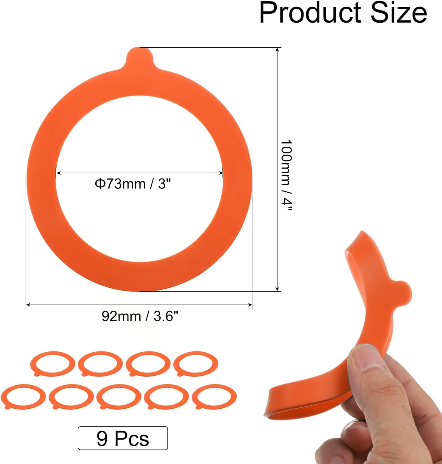 Leak-Proof Silicone Gasket Rings for Glass Jars