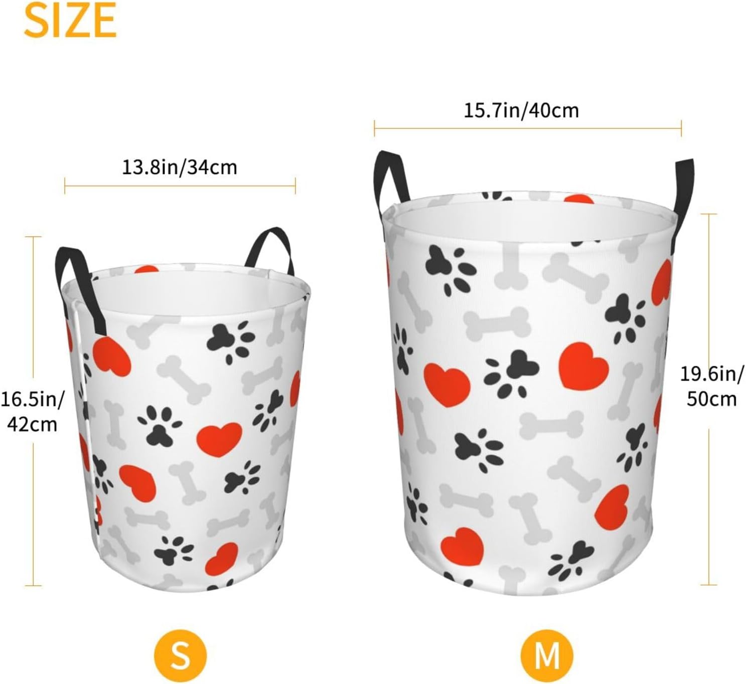 Large Collapsible Laundry Basket for Bedroom and Dorm Storage