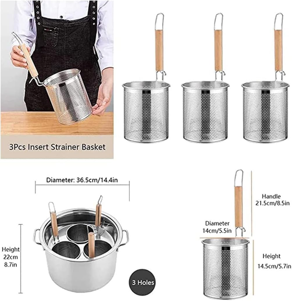 AttreX Commercial Pasta Pot Set Multifunctional Design
