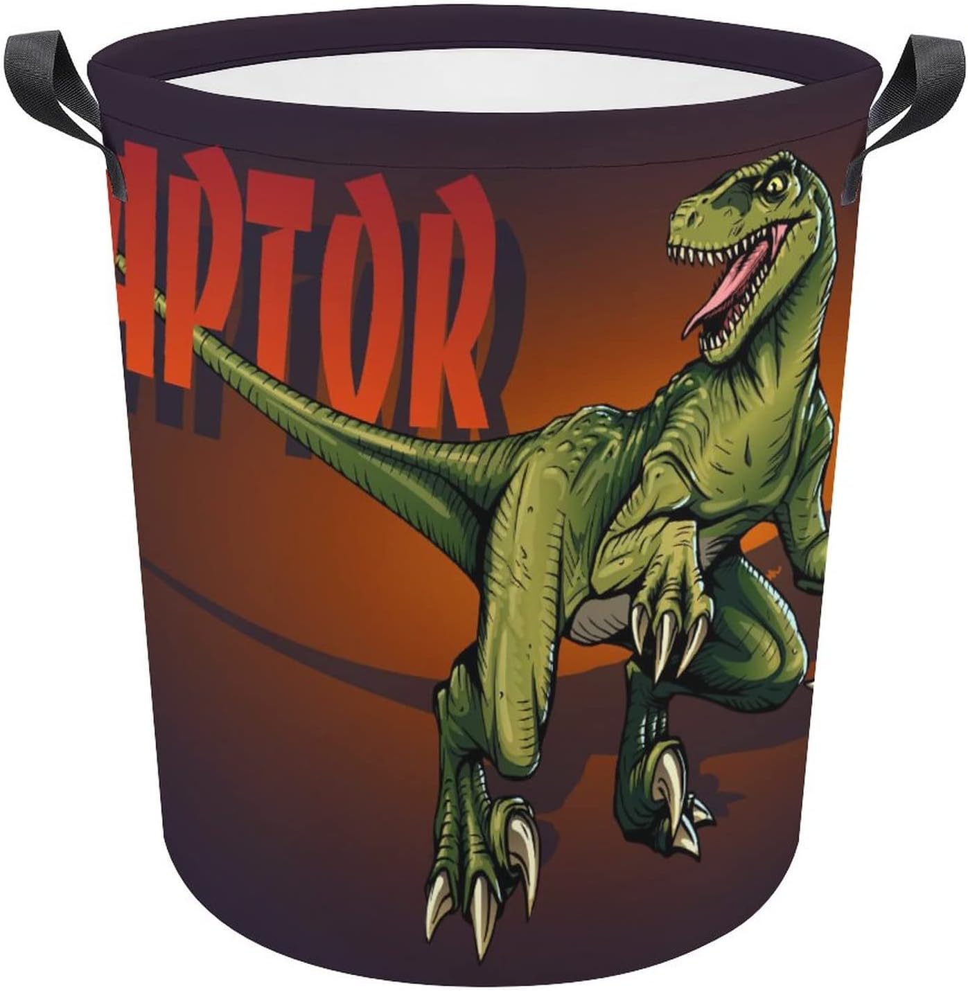 MEIKKO Velociraptor Dinosaur Kids Storage Bag Collapsible Waterproof Easy to Carry