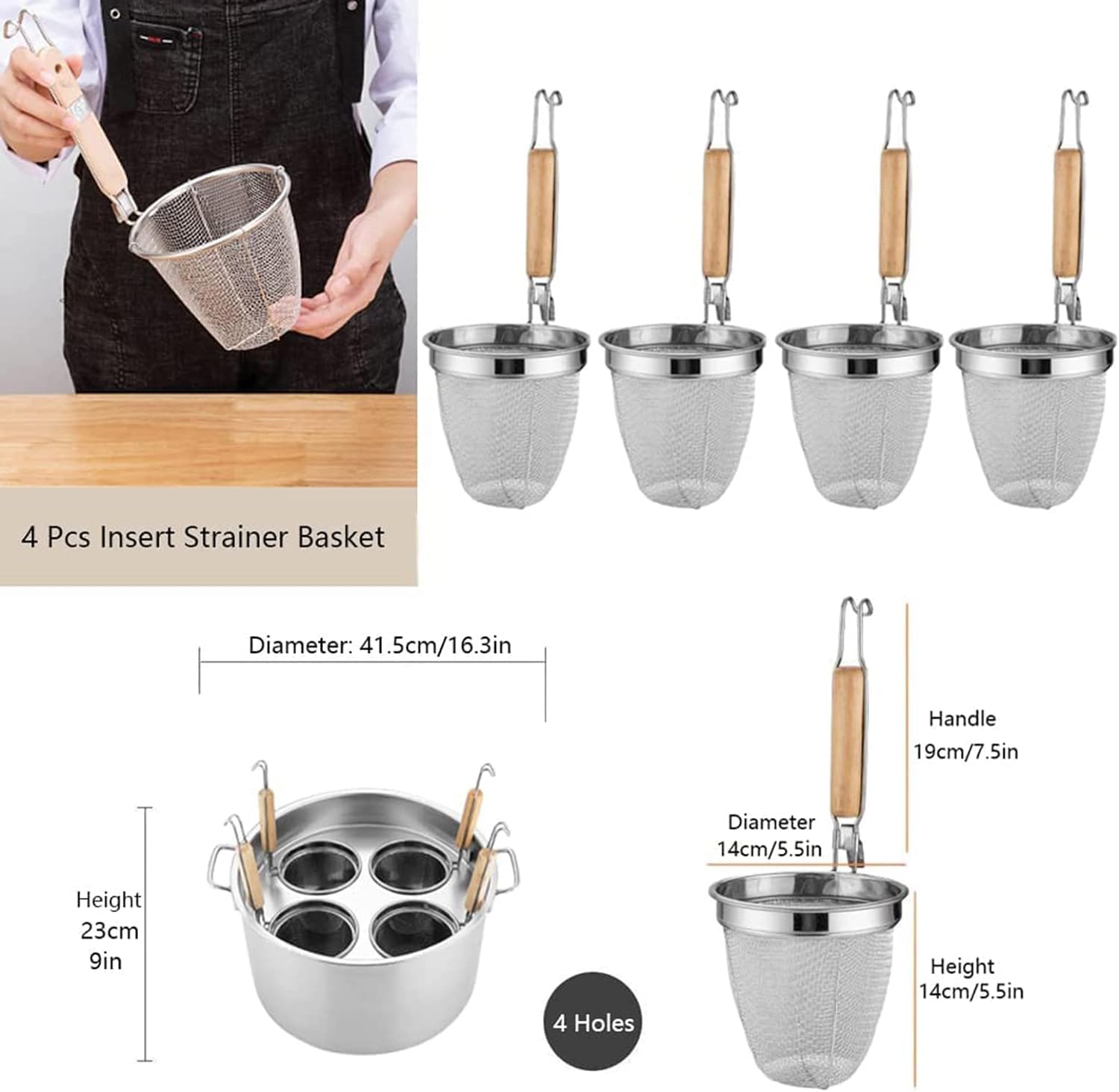 Stainless Steel Multi-Pasta Cooker