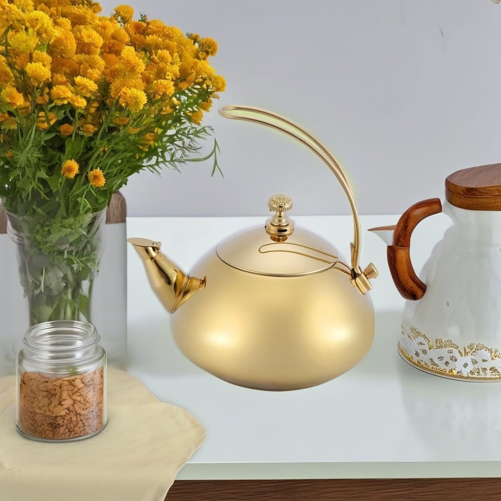 Fast-Heating Stainless Steel Teakettle for Brew_efficient Tea