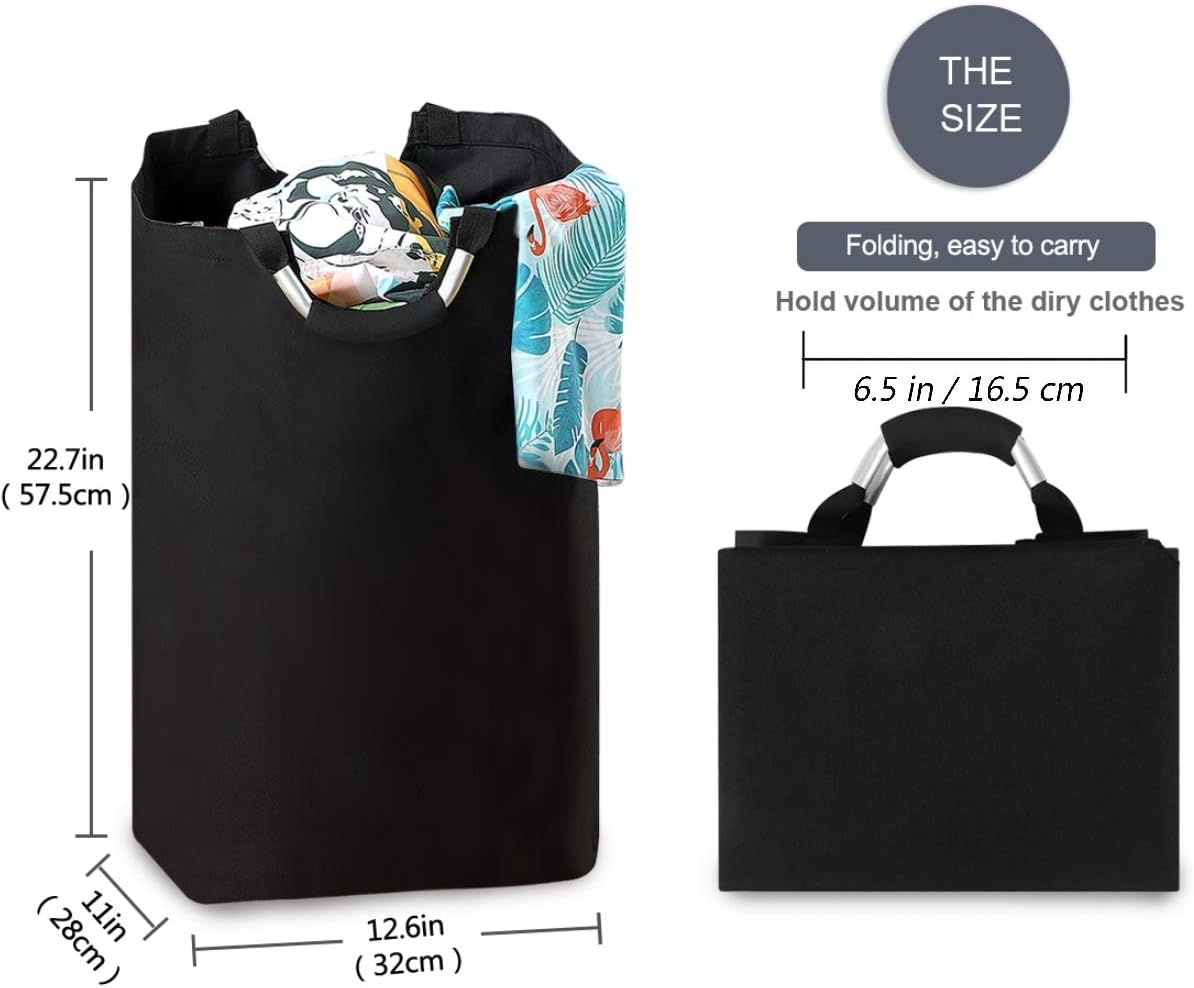 Collapsible Christmas Laundry Basket Durable with Handle and Large Capacity
