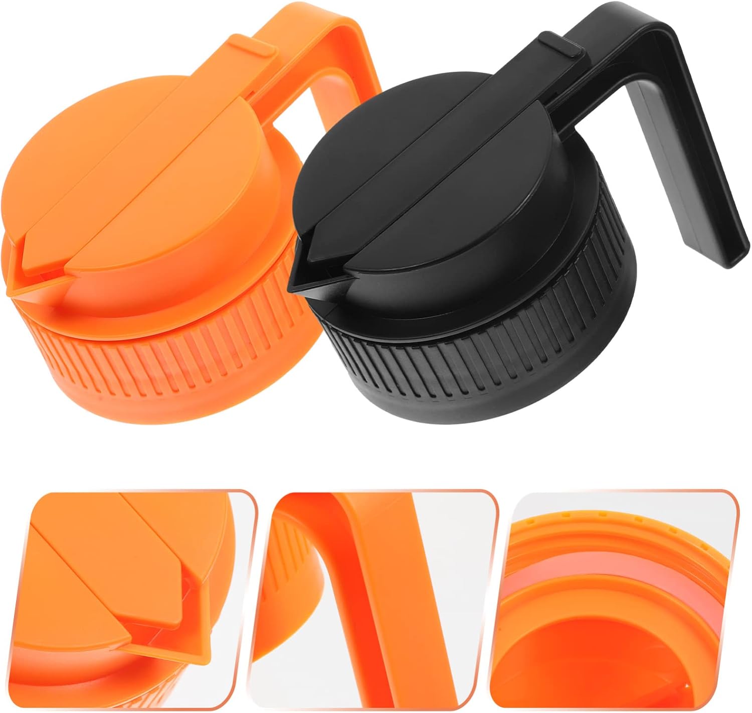 Hemoton 2-Piece Lids for Mason Jars Easy Pitcher Dispenser