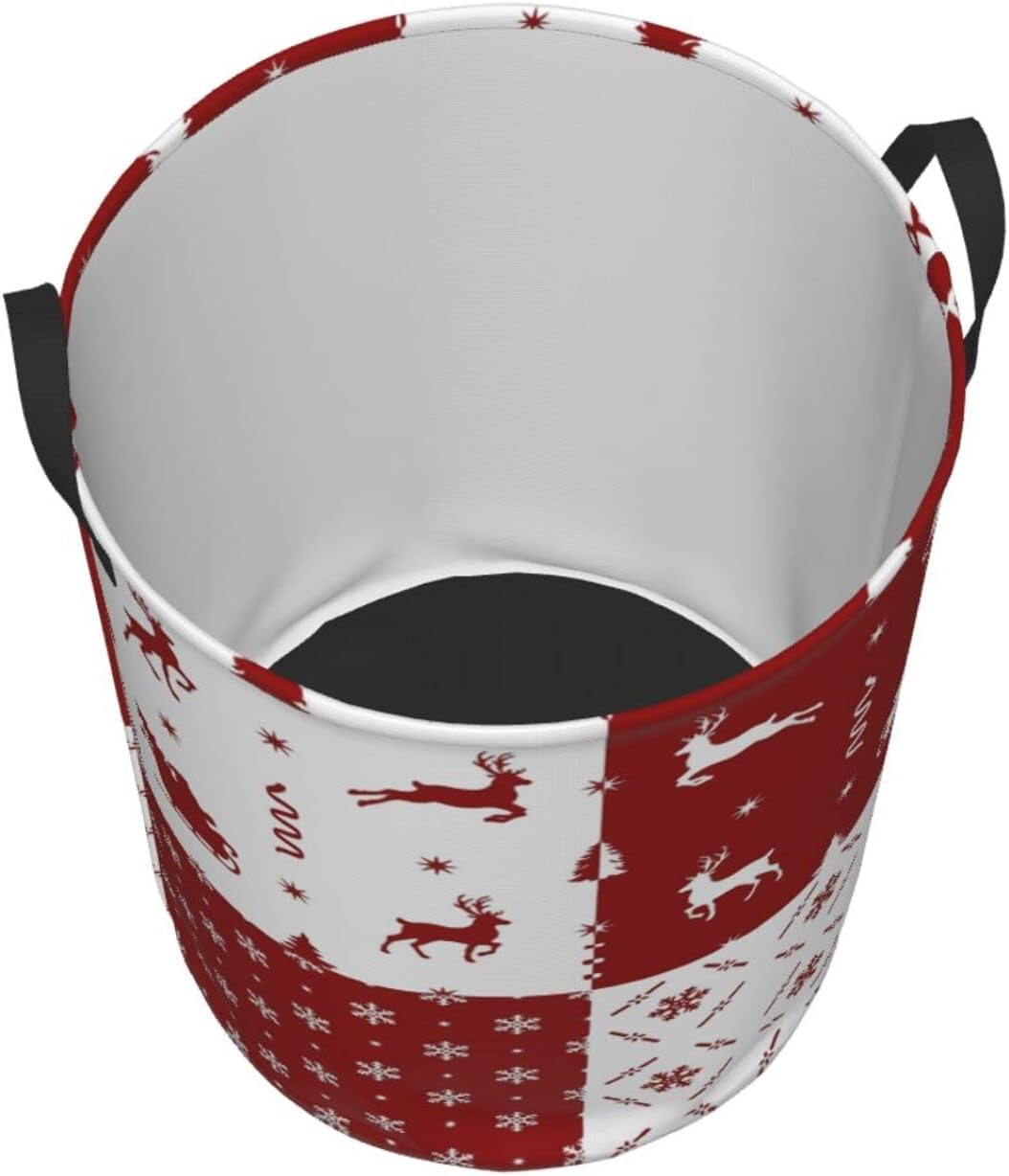 Foldable Christmas Laundry Hamper with Innovative Design